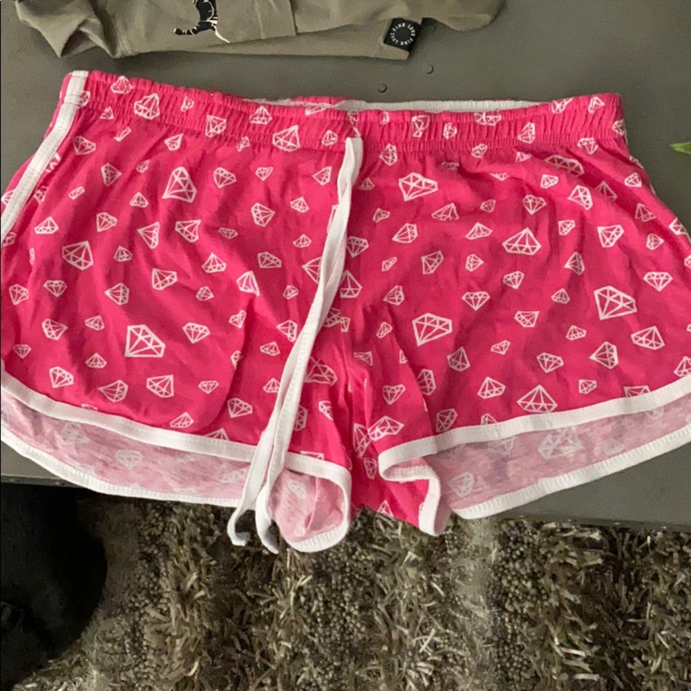 Pink night shorts